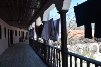 the monks' laundry at Bachkovo Monastery