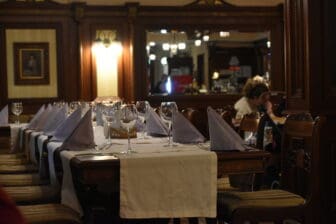 the interior of Philippopolis, the restaurant in Plovdiv