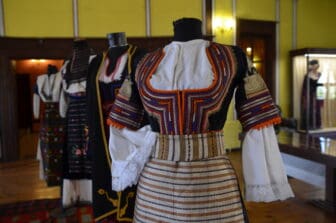 プロヴディフの民族学博物館に展示されていた民族衣装