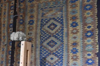 Esempio di tappeto Kilim dai colori leggeri