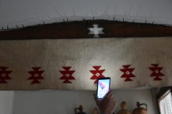 the symbols for protecting the house in Chiprovtsi, Bulgaria