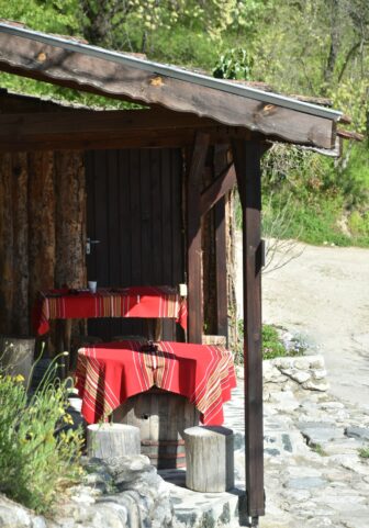 entrance of Mitko Manolev Winery in Melnik, Bulgaria