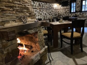 breakfast room in Hotel Slavova Krepost in Melnik, Bulgaria