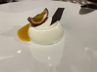 Panna Cotta al ristorante