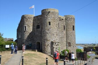 Rye castle, one of the tourist attractions in Rye, England