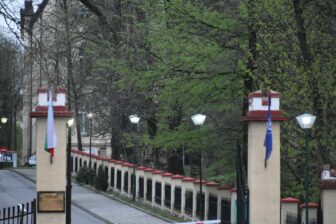 Bulgaria, Sofia – a red sign, 2011