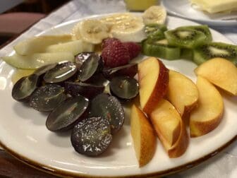 the fruits served for the breakfast at Residence Boutique Hotel in Sofia