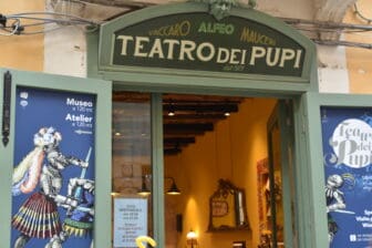 the theatre for the puppet show in Syracuse in Sicily