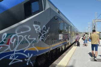 the train we took from Syracuse to Modica