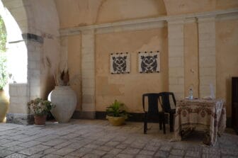 the entrance of the mansion where the tour started in Ragusa, Sicily