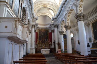 inside Chiesa del Purgatorio in Ragusa Ibla