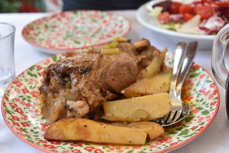 Un buon pranzo in un ristorante e Ragusa