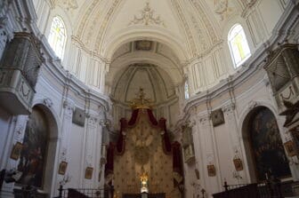 inside Chiesa di San Giuseppe in Ragusa Ibla in Sicily