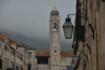 The Placa Boulevard in Dubrovnik with a long history