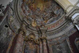 La chiesa di St Ignatius (Sant'Ignazio) a Dubrovnik