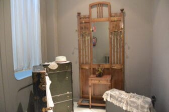 antique decorations in Circa 1905, a hotel in Barcelona, Spain