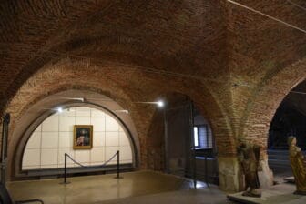 Una esibizione all'interno del museo