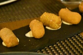 croquette at Meraki, the restaurant in Zafra, Spain