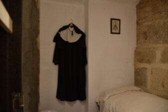 reproduced nun's room in Convento de Santa Clara in Zafra, Spain