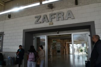 bus station in Zafra, Spain