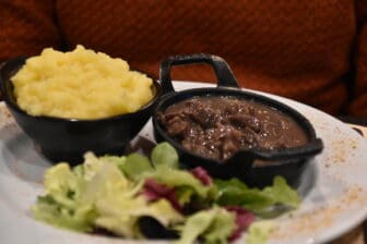 Carbonada stew at La Vache Folle, a restaurant in Aosta, Italy