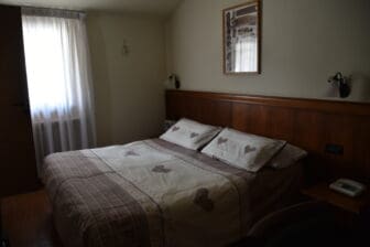 room in Edelweiss hotel in Pre Saint Didier in Valle d'Aosta, Italy