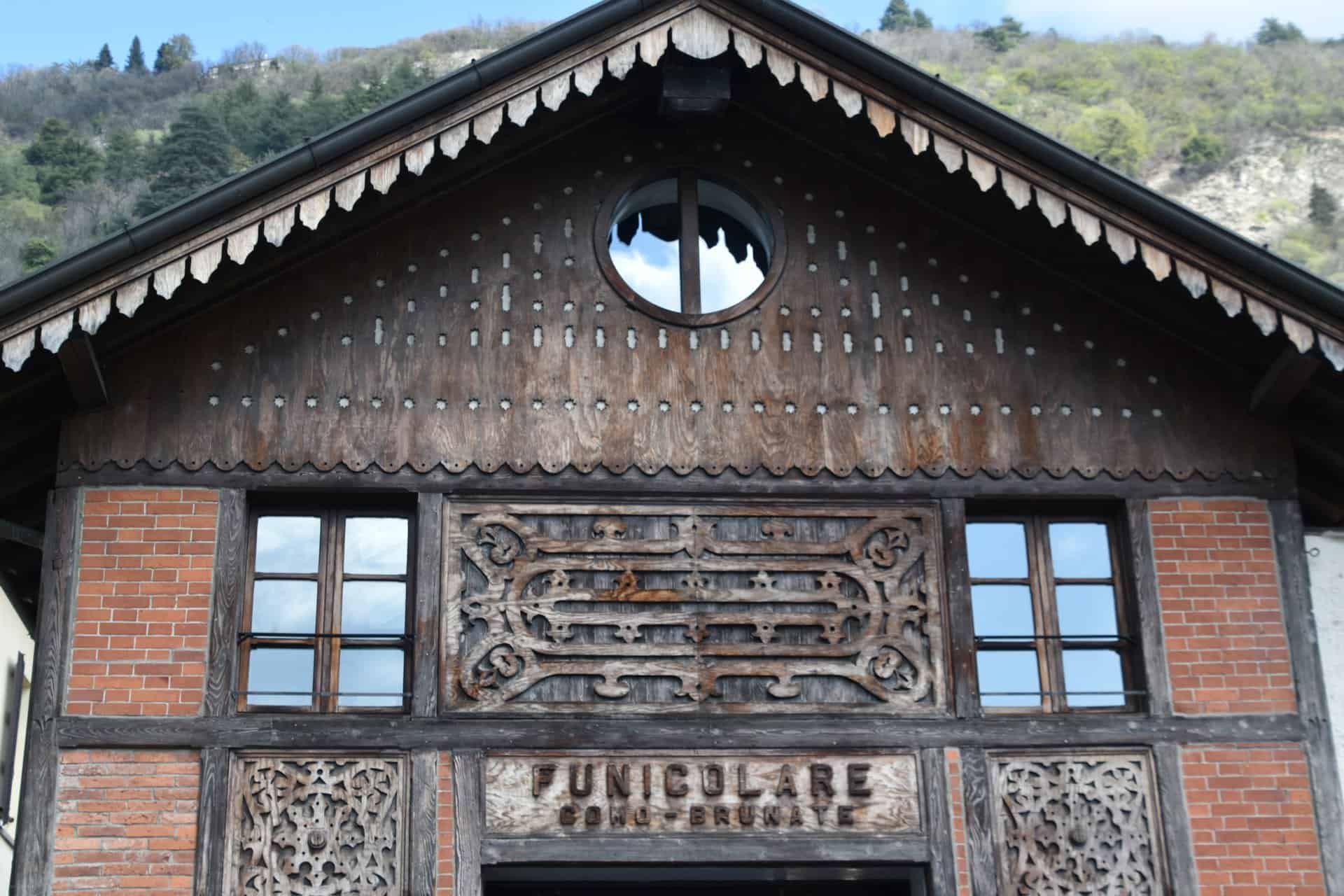 the old funicular station at Como in northern Italy