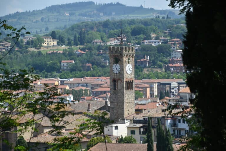 Churches and a castle in Poggibonsi