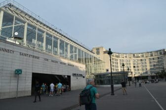 outside of Gare de Lyon in Paris, France