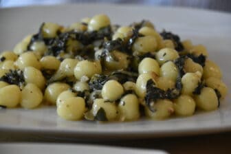 the local pasta at Ristorante Italia, the restaurant in Poggibonsi in Tuscany, Italy