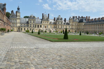 the site of Fontainebleau Palace in France