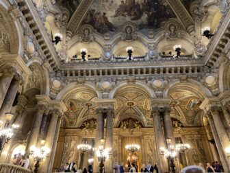 inside Palais Garnier in Paris, France