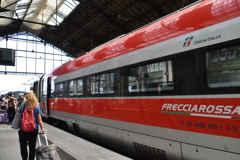 Frecciarossa from Paris to Milan