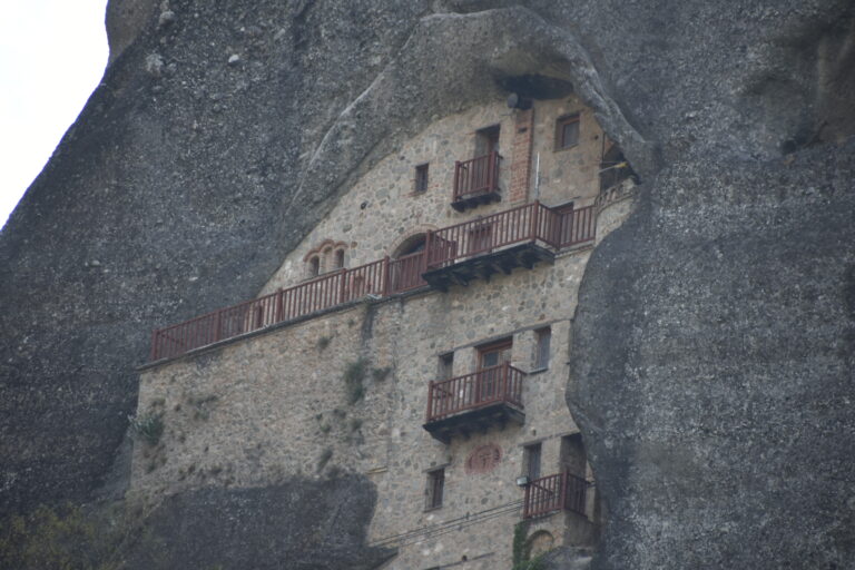 A person living in a cave