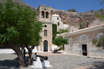 the Cathedral of Christ in Chains in Monemvasia, Greece