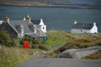 a hamlet on Barra Island in Hebrides, Scotland