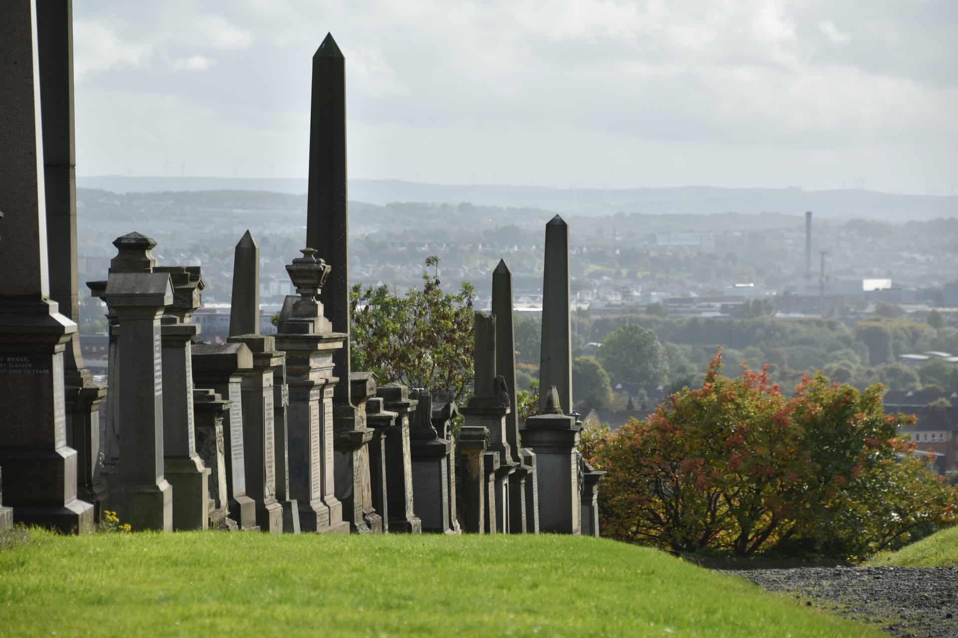 スコットランド、グラスゴーの墓地、ネクロポリス