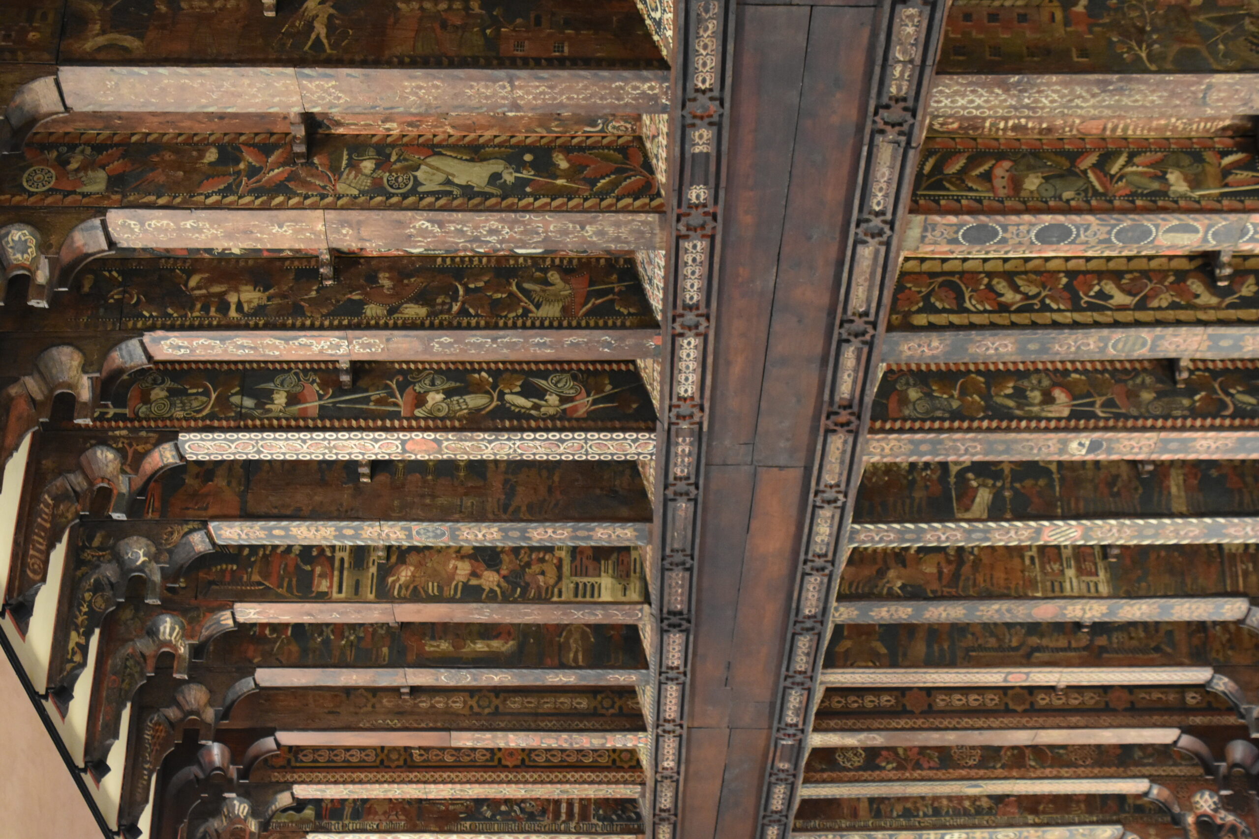 パラッツォ・ステリの牢屋、天井、そして絵画