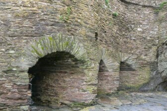 remain of the 16th century fort in Dartmouth, southwest England