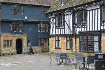 one corner of Sherborne in southwest England