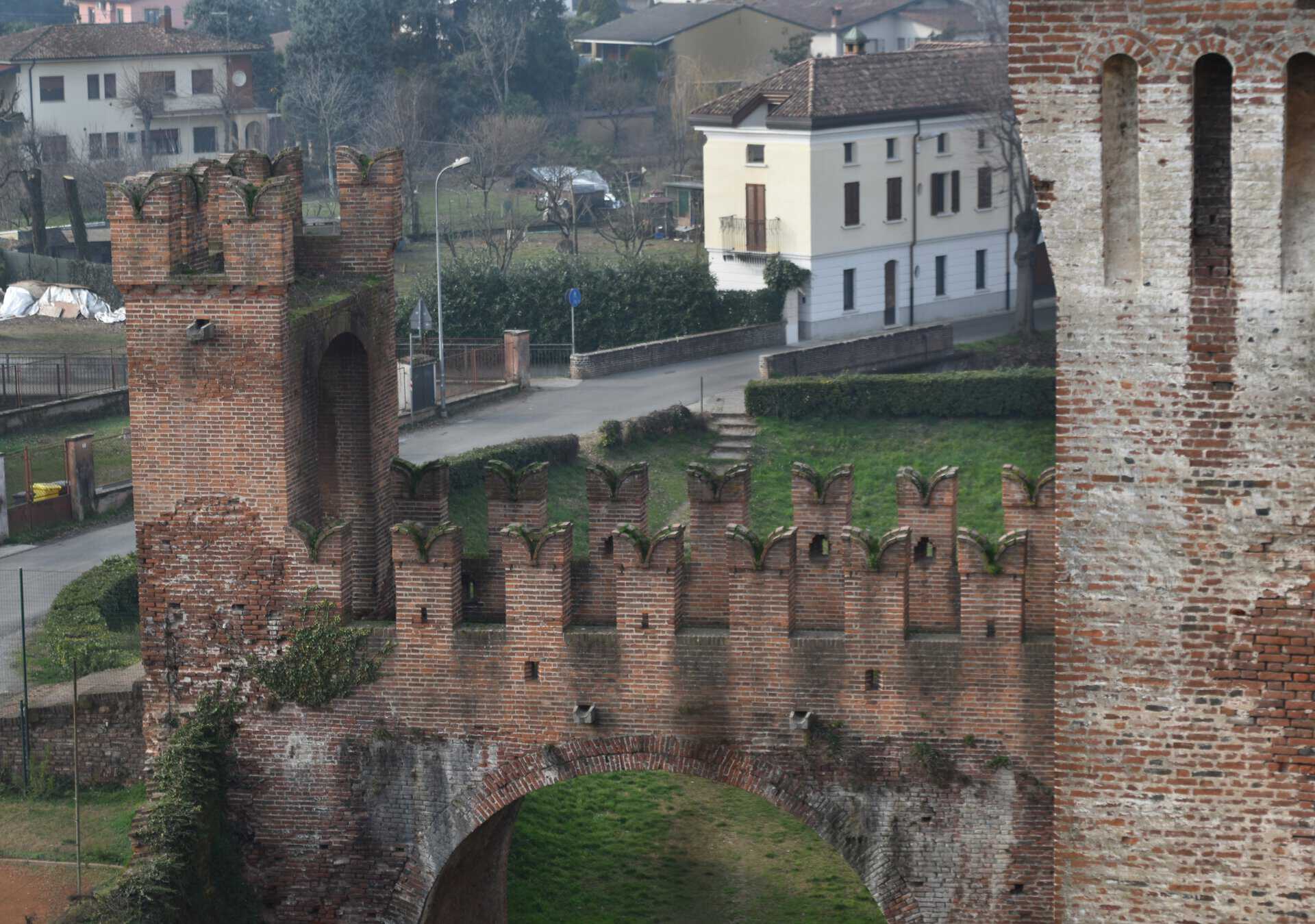 Rocca Sforzesca Castle and silk