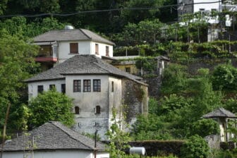 traditional stone houses of Gjirokaster in Albania