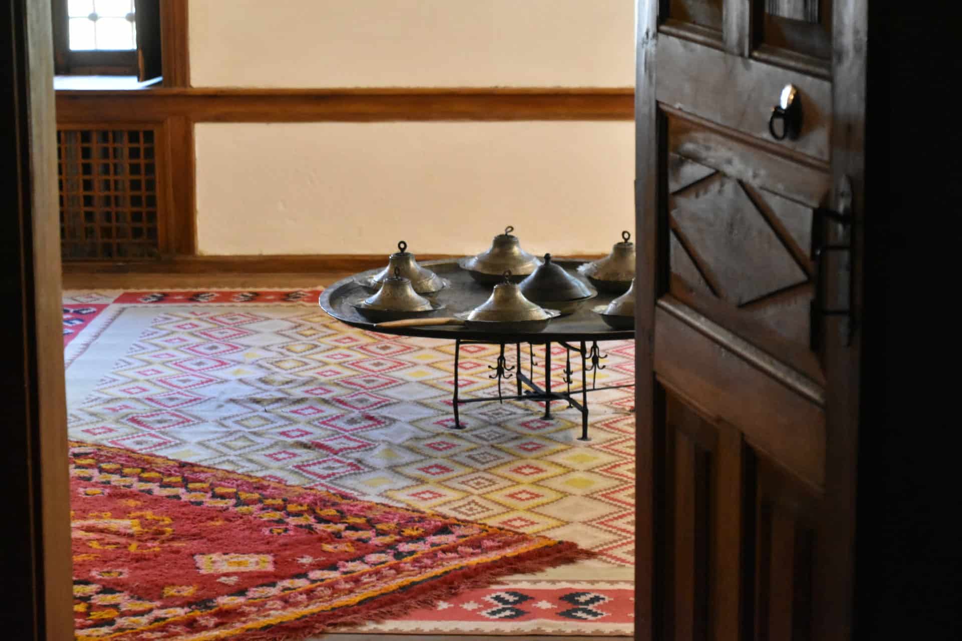 a room in the ethnographic museum in Gjirokaster, Albania