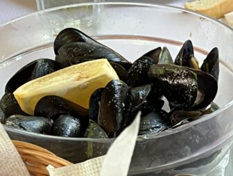 the mussels we had in a restaurant called Livia near Butrint ruins in Albania