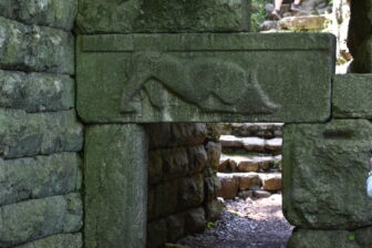 'Lion Gate' in Butrint ruins in Albania