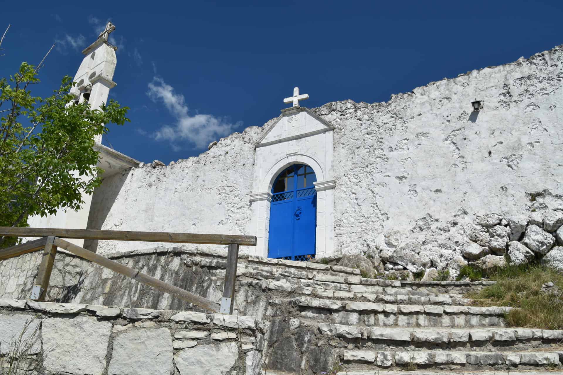 St. Mary Monastery in Dhermi in Albanian Riviera