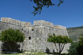 the castle of Porto Palermo in Albanian Riviera