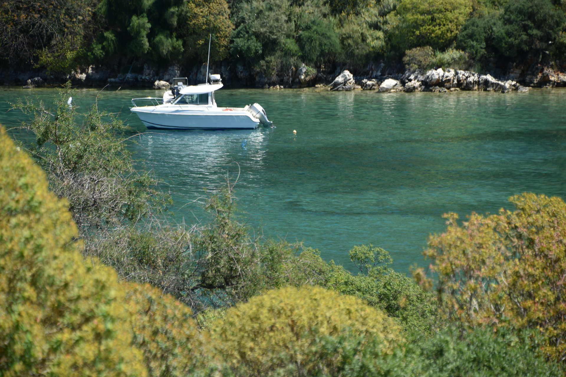 beautiful Porto Palermo in Albanian Riviera