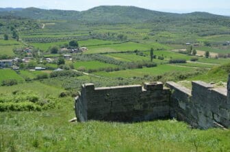 view seen from Apollonia in Albania