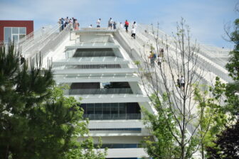 the Pyramid in Tirana, Albania